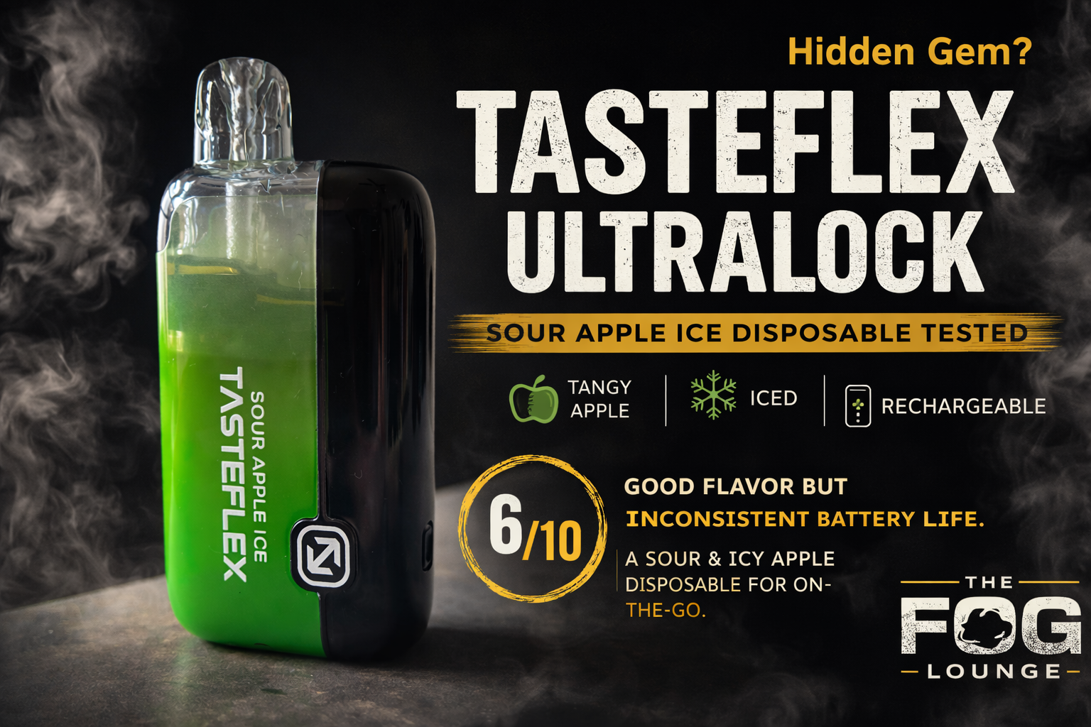 TasteFlex Ultralock Review: Great Flavor, Unpredictable Battery Life