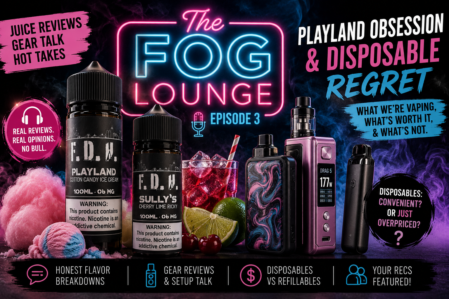 Playland Obsession, Cherry Lime Ricky, and a Disposable Reality Check